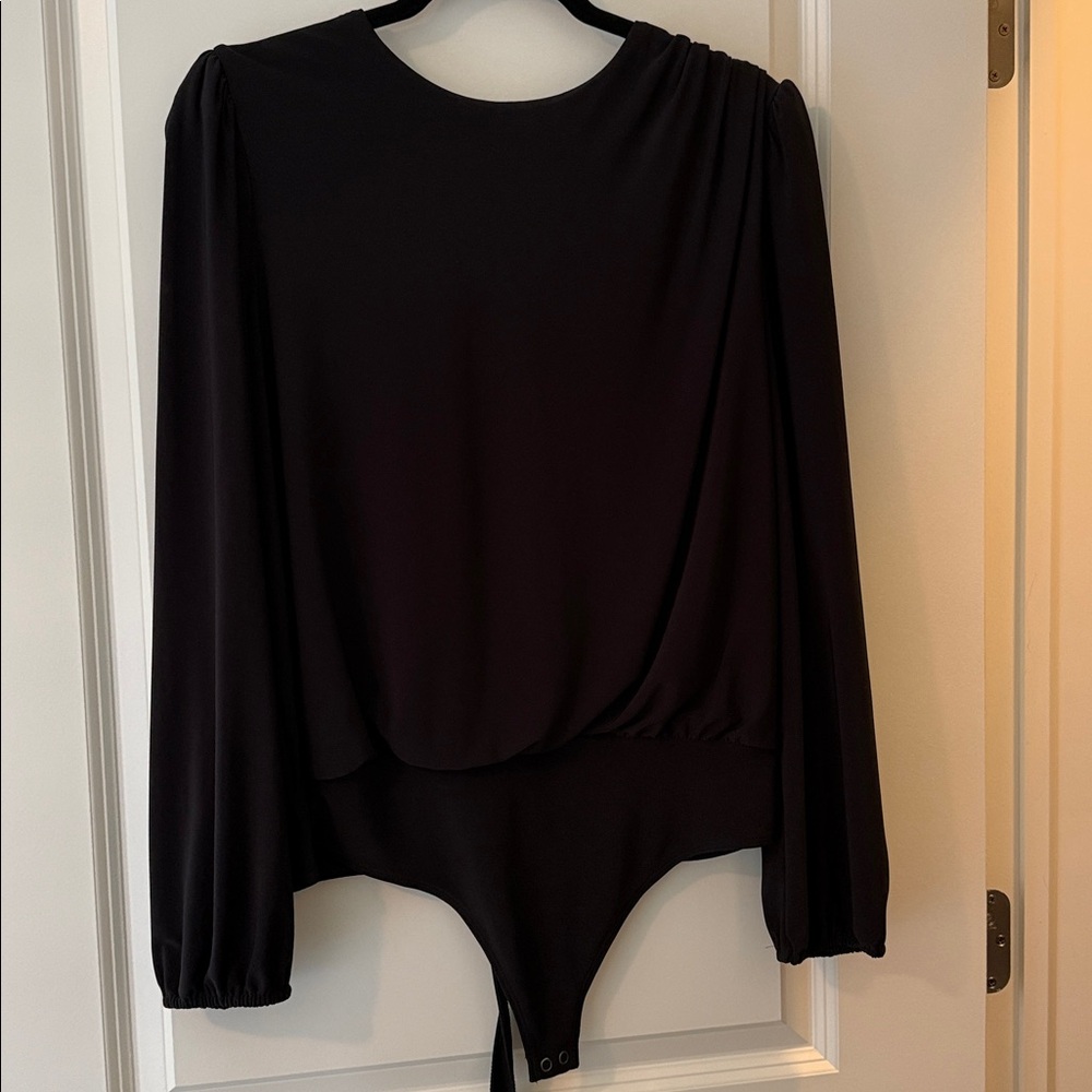 Black Long Sleeve Bodysuit